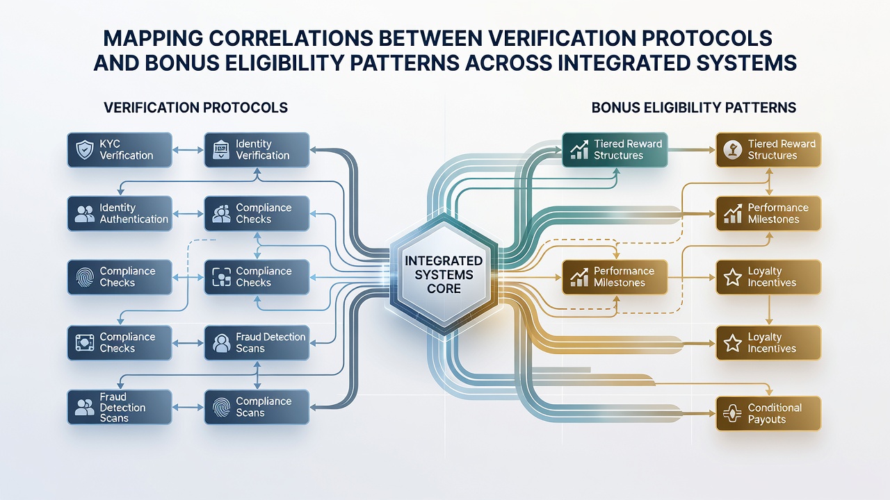 Chart displaying correlation metrics between verification completion stages and bonus claim success rates