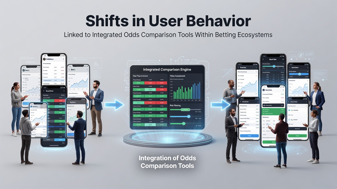 Screenshot-style view of a betting app displaying integrated odds comparison across multiple providers with highlighted price differences